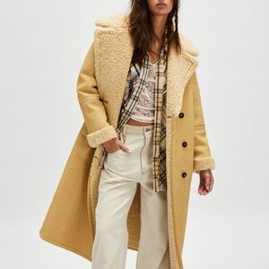 Apparis Camel Teddy Jacket